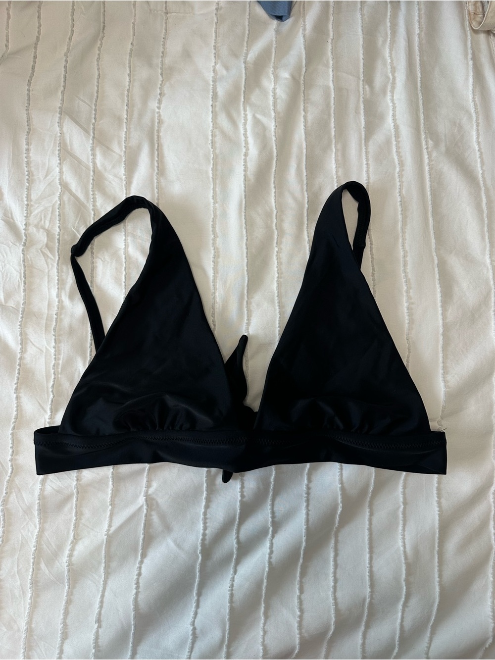 aerie Black Triangle Bralette - Minimal Soft Support